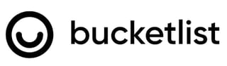 Bucketlist logo with smiley face icon and text
