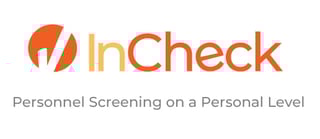 InCheck logo with tagline Personnel Screening on a Personal Level